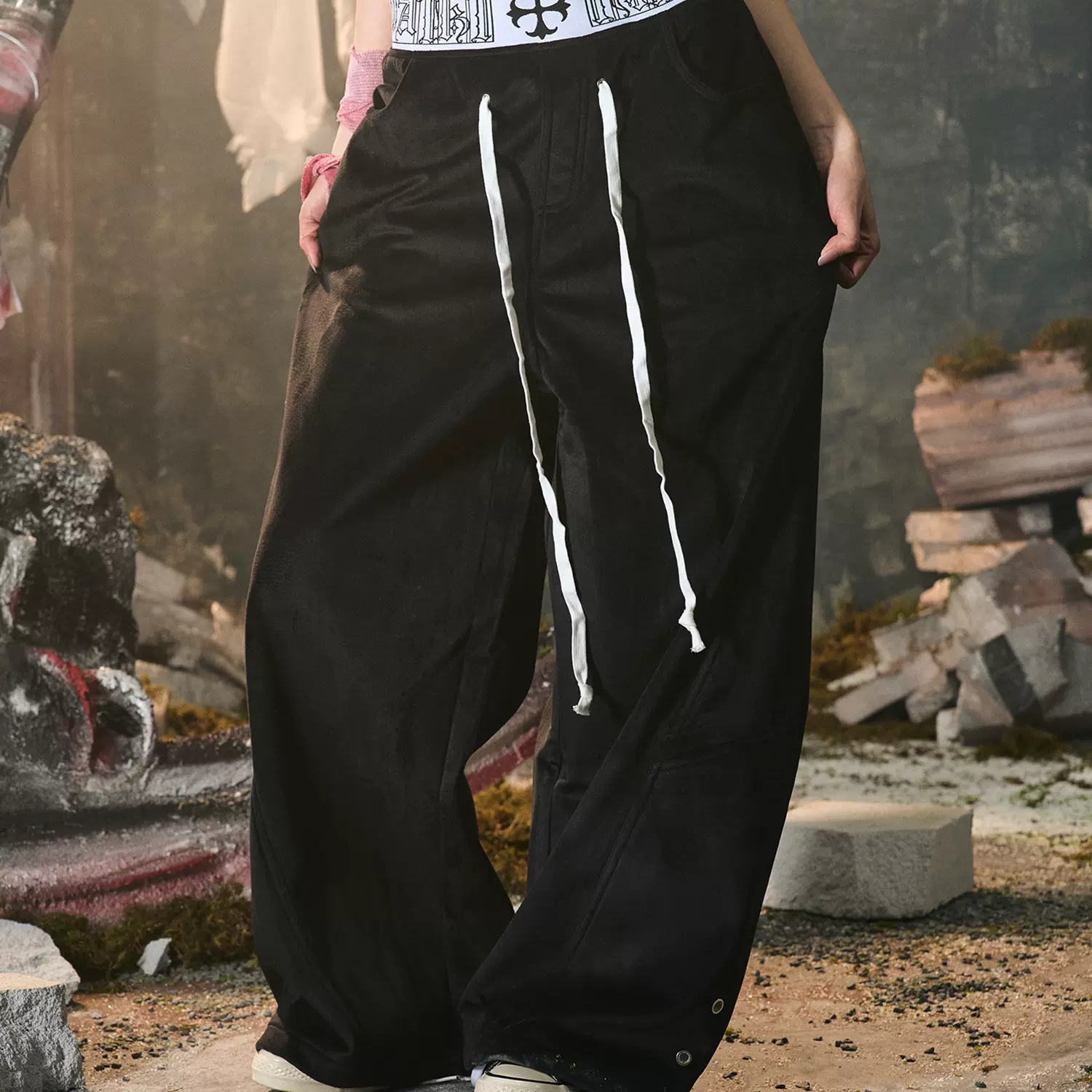 パンツ PAIKI 2025ss baggy jeans Black M PAIKI 2025ss baggy jeans Black M