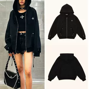 SMFK Black Panda Cropped Jacket