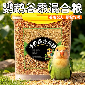 Grain and millet mixed bird food is more nutritious and well-intentioned. It is fresh grain for parrots and other grain birds.