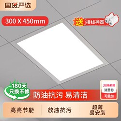 300X450 Integrated Ceiling Led Light Embedded Kitchen Bathroom Aluminum Panel Light 30X45Cm Ceiling Light