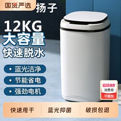 Yangzi Dehydrator Spin Dryer for Home Use, Single Dehydrator Bucket, Small Mini Dormitory Large Capacity for Rental Housing