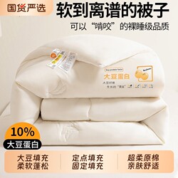 Antarctic Soybean Fiber Quilt Winter Quilt All-Season Thickened Warmth-Keeping Student Dormitory Single Quilt Core for Autumn