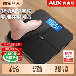 Oaks Weight Scale, Body Fat Scale, Home-Use Precision Rechargeable Electronic Scale for Weight Loss, Smart Personal Body Scale
