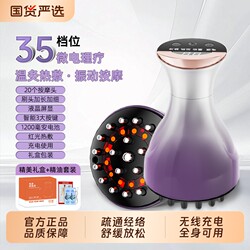 Leerkang Electric Massage Meridian Brush for Whole Body Use, Meridian-Clearing Brush, Gua Sha Tool, Belly and Back Massager