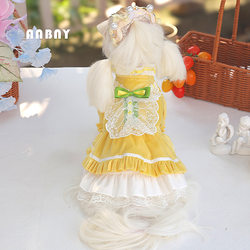 Winter Thickened Princess Pet Clothing High West Terrier Puppy Pet Clothing Poodle Shih Tzu Small Dog Dog Jumpsuit