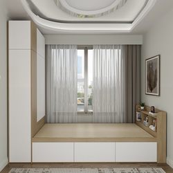 Hong Kong Free Shipping Tatami Bed Multifunctional Storage Bed Wardrobe Integrated Small Apartment Guest Room Bed Cabinet Combination 1.3m