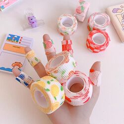 Colorful Cartoon Self-Adhesive Bandages, Pet Elastic Bandages, Self-Adhesive Finger Bandages, Ankle and Knee Sports Tape