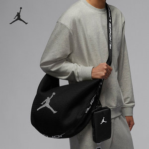 Nike/Nike genuine Jordan men's and women's outdoor storage sports shoulder mesengers HQ7235-010