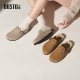 Dadong Baotou Slippers for women wearing 2025 new summer super hot thick-soled Birkenstock shoes half-slippers and one foot lazy shoes