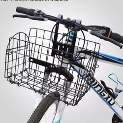Bicycle basket mountain bike folding basket bicycle basket bicycle hanging basket front basket bicycle hanging basket