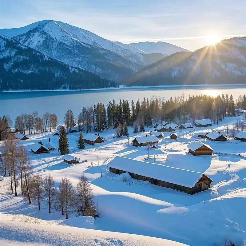 6人纯玩小团新疆旅游5天4晚阿勒泰禾木喀纳斯篝火晚会禾木日出