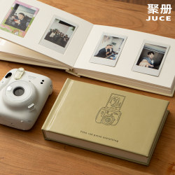 Photo Album for Polaroid Photos, Writable, Non-Destructive, 3inch Pages, Mini Photo Album, 3inch Photo Paper Photos