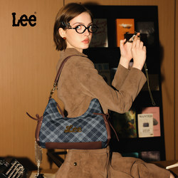 Lee2026 Autumn and Winter New Underarm Bag Birthday Gift Plaid Tote Bag Commuter Shoulder Bag Fashion Trendy Bag