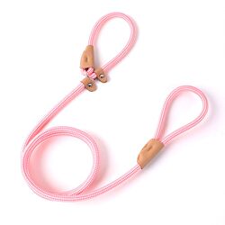 Pet supplies dog leash, universal safety buckle for medium and large dogs, dog chain collar, dog walking P chain, anti-lost rope