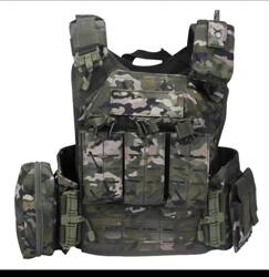 Tactical Vest, Lightweight Training Combat Vest, Weight-Bearing Protective Clothing, Steel Wire Quick-Release Integrated Anti-Scratch Vest