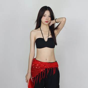 Big boss street dance jazz hot girl vest
