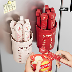 Lucky Seal Clip for Food and Snacks, Refrigerator Magnetic Sticker, Kitchen Sealing Clip, Universal Moisture-Proof for Spices and Tea Leaves