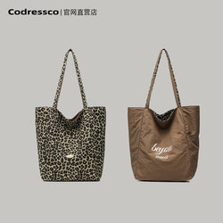 Women's Bag 2025 New Striped Double-Sided Canvas Bag Style Lazy Tote Bag Red Large Capacity Shoulder Bag