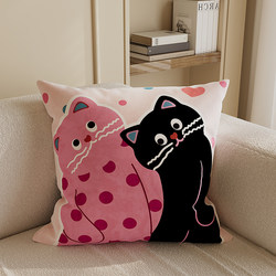 Cartoon Living Room Cushion Sofa Pillow with Core Pillowcase Office Cute Lumbar Cushion Home Decoration Bed Pillow