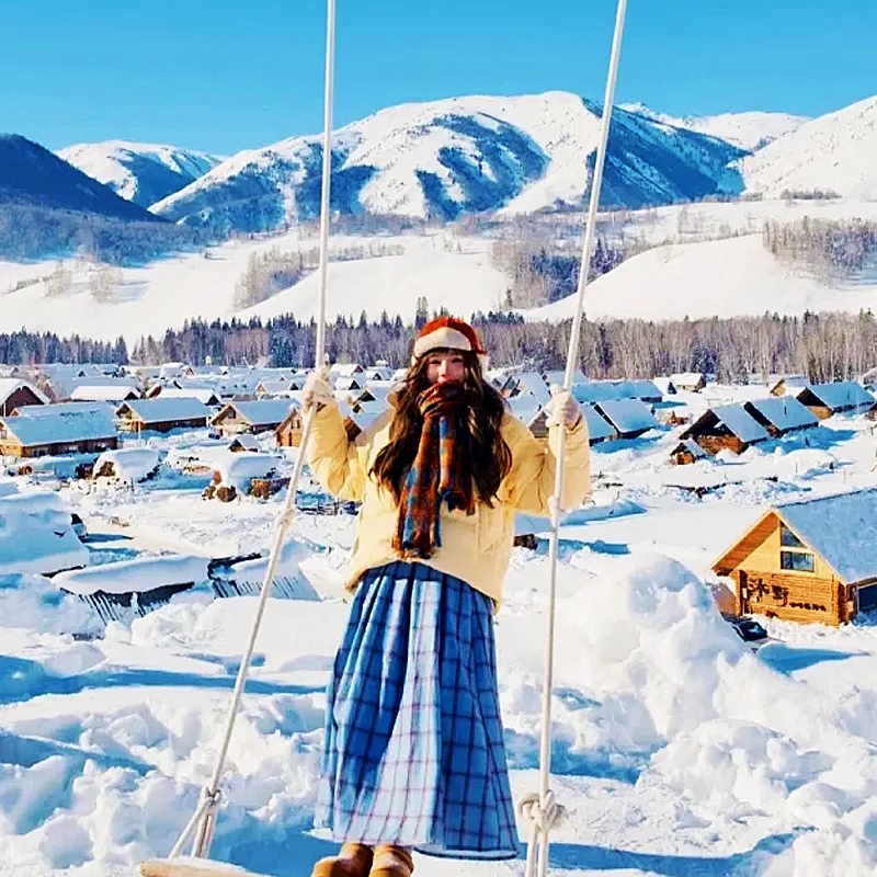 哈尔滨雪乡旅游一日游私家团中国雪乡+亚布力滑雪+棒槌山观景台