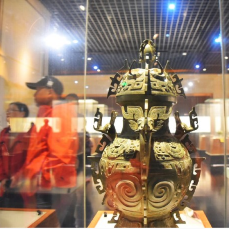 四川博物院1对1包团人工讲解半日游 深度讲解2H+含防蹭耳麦