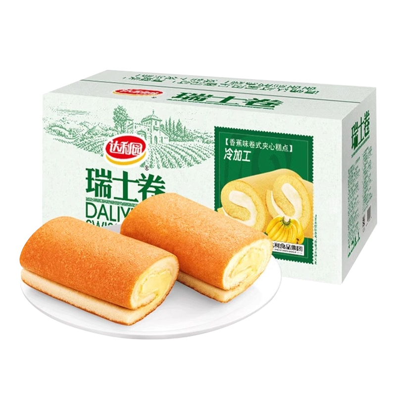 Amazon | 达利园 小面包 软面包 瑞士卷 パンケーキ 量贩装 早餐