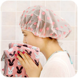 Waterproof Shower Cap, Adult Shampoo Cap, Cartoon Thickened Women's Head Cover, Bathing Cap, Shampoo Cap, Shower Hat