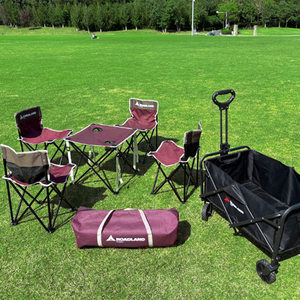 
Lordland folding table and chair six-piece set LD-ZYTZ102