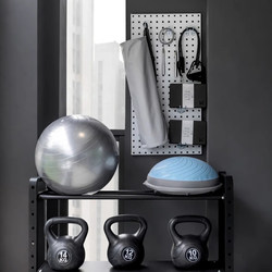 Shelf Decoration Ornaments Model Room Gym Sports Style Fitness Equipment Kettlebell Yoga Ball Combination Display