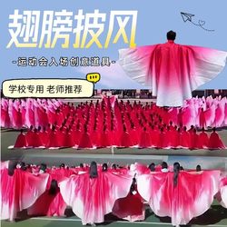 Creative Props for the Opening Ceremony of the Sports Games: Wings, Capes, Colorful Dance Costumes, and Performance-Specific Outfits for Group Dance