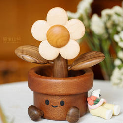 Solid Wood, Affordable, Cute Ornaments for Home Decoration, Creative and Healing Style, Gift for Friends, Children, Housewarming, Birthday Present