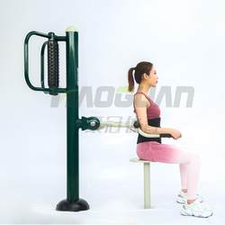 Outdoor fitness equipment back comprehensive training device for elderly community square fitness path waist and back massager