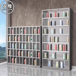 Stainless Steel Employee Cup Cabinet Factory Workshop Cup Rack Multi-Compartment Cup Storage Cabinet Tea Cup Storage Cabinet