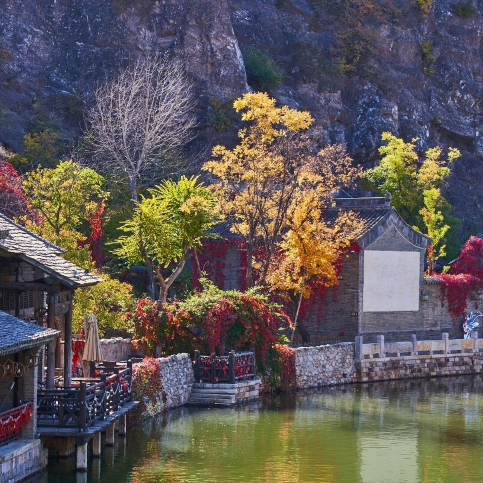 飞猪旅游北京旅游旅游古北水镇古北水镇门票温泉枫水湾森林温泉