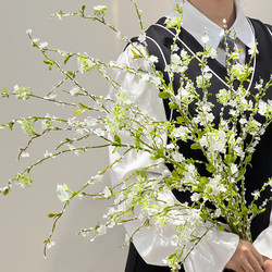 Simulated Green Plants, High-End Flower Willow Branches, Artificial Flowers, Simulated Flower Decorations, Accessible Luxury, Classy Living Room Dining Table, Classy Artificial Flowers