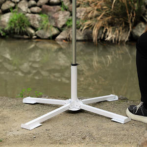 
Beach umbrella floor advertising umbrella four-legged stand foldable/portable umbrella stand sun umbrella cross umbrella stand