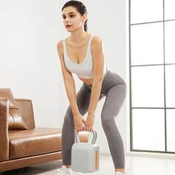Men's fitness professional adjustable kettle bell solid lifting pot quick adjustment multifunctional weight large ear handle pot