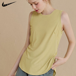 Outlet Clearance Split-Slit Sports Vest Quick-Dry Yoga Cover-Up Running Fitness Sleeveless Outerwear Thin Top