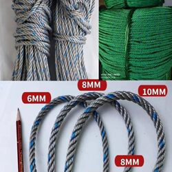 Truck Tarpaulin Edge Rope, Brake Rope, Clothesline, Strong and Durable, Pure Raw Material Polyethylene Greenhouse Rope, Nylon Rope
