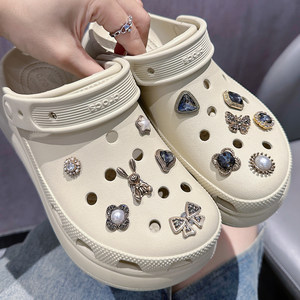 
Alloy Rabbit high-end hole shoe accessories shoe flower adaptation crocs Crocs decorative accessories shoe buckle ballet
