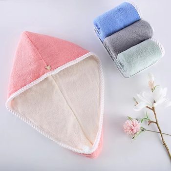 
Hair drying hat for women, water-absorbent, quick-drying, hair-wiping towel, double-sided thickened double-layer quick-drying hat for adults