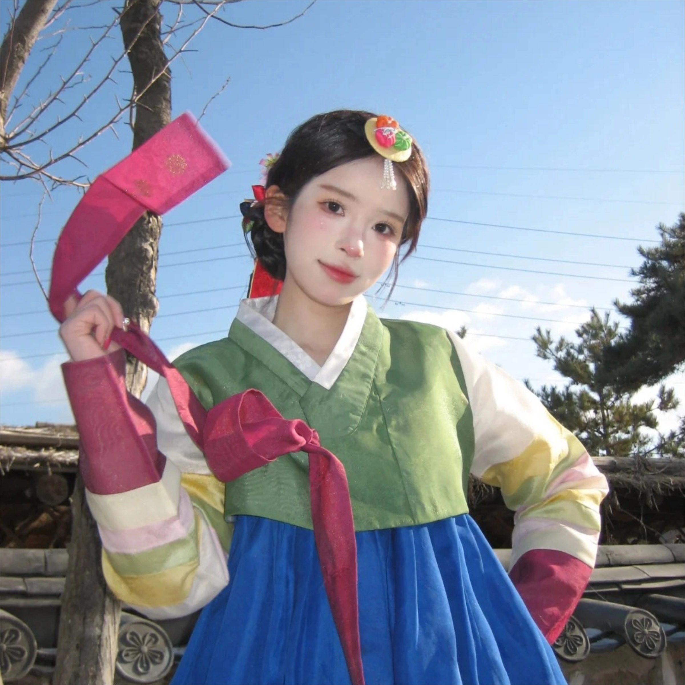 含机票0购物0车销 吉林长白山小韩国延吉万科滑雪5日游东北旅游