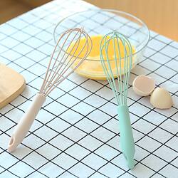 Stainless steel mini manual egg beater home baking tools cream whipper batter butter egg mixer