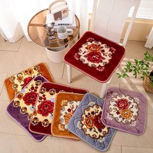 Non -slip plush cushion thick chair office restaurant restaurant chair seat cushion Student winter sofa mat car cushion

