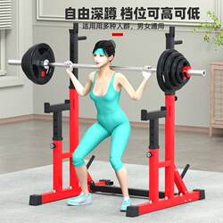 Gantry Fitness Home Weight Bench Home Multi-Functional All-In-One Barbell Fitness Protection Adjustable Bench Press Squat