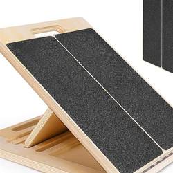 Tension Board, Solid Wood Stretching Board, Inclined Pedal Stretching Device, Foot Massage Tool, Adjustable Angle Fitness Equipment