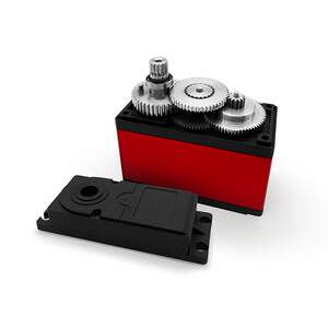 
70kg steering gear all-metal gear with locked-rotor downflow high-torque servo motor AGV car steering steering gear