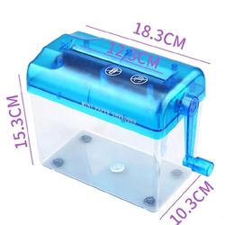 .Office products convenient processor personal paper shredder manual desktop office waste paper removable and shredding