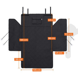 Car pet mat car trunk mat waterproof fully wrapped mpv car mat medium and large sedan SUV trunk mat