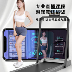 German Imported Flat Treadmill for Home Use, Small Indoor Gym-Specific, Silent, Foldable, Electric Climbing Machine for Home Use